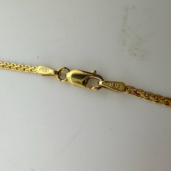 Elegant Lab Created Ruby and White Sapphire Infinite Loop Necklace - Picture 10 of 12